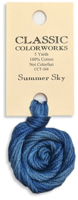 268 Summer Sky | 6 Strand Embroidery Floss by Classic Colorworks