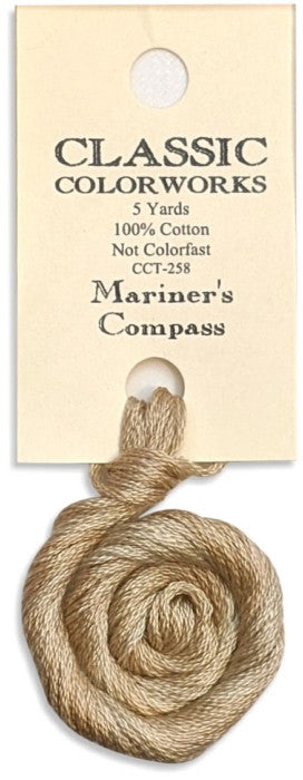258 Mariner's Compass | 6 Strand Embroidery Floss by Classic Colorworks