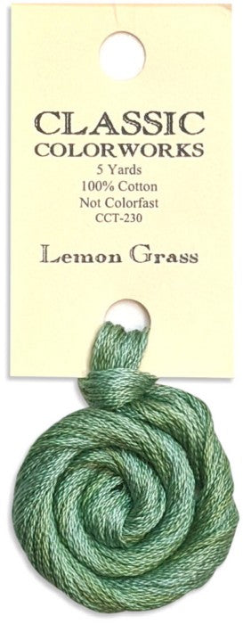 230 Lemon Grass | 6 Strand Embroidery Floss by Classic Colorworks
