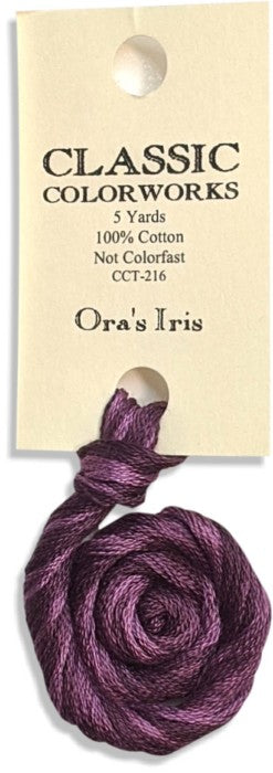 216 Ora's Iris | 6 Strand Embroidery Floss by Classic Colorworks