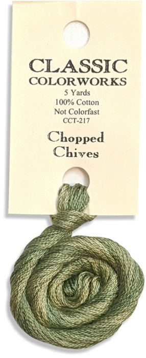 217 Chopped Chives | 6 Strand Embroidery Floss by Classic Colorworks
