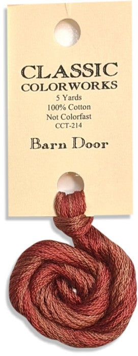 214 Barn Door | 6 Strand Embroidery Floss by Classic Colorworks