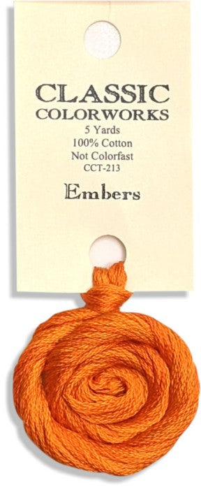 213 Embers | 6 Strand Embroidery Floss by Classic Colorworks