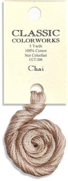 208 Chai | 6 Strand Embroidery Floss by Classic Colorworks