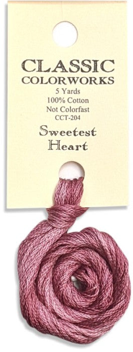 204 Sweetest Heart | 6 Strand Embroidery Floss by Classic Colorworks