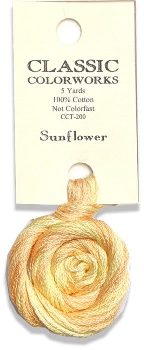200 Sunflower | 6 Strand Embroidery Floss by Classic Colorworks