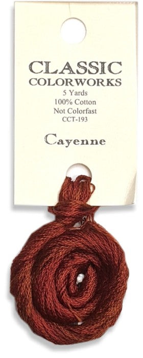 193 Cayenne | 6 Strand Embroidery Floss by Classic Colorworks