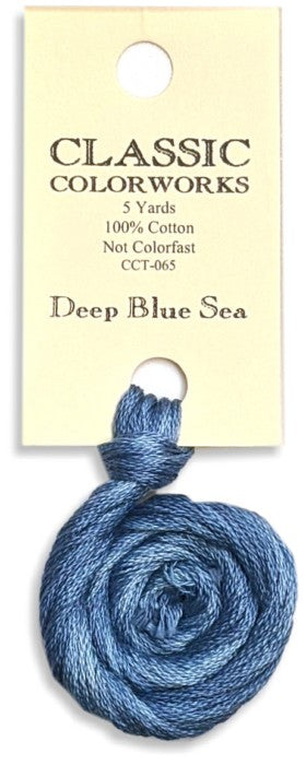 065 Deep Blue Sea | 6 Strand Embroidery Floss by Classic Colorworks