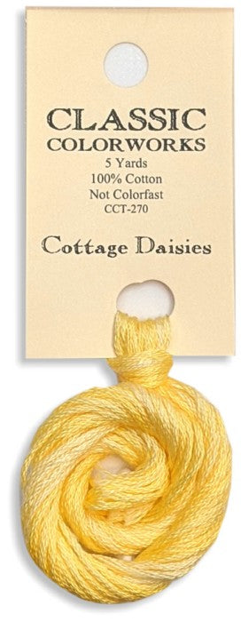 270 Cottage Daisies | 6 Strand Embroidery Floss by Classic Colorworks