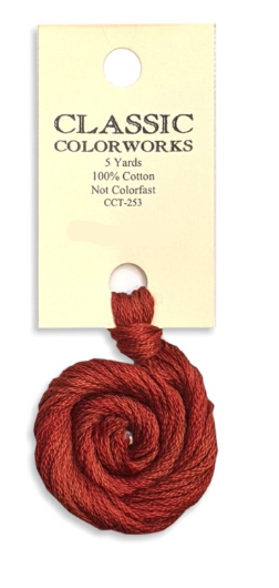 228 Licorice Red | 6 Strand Embroidery Floss by Classic Colorworks