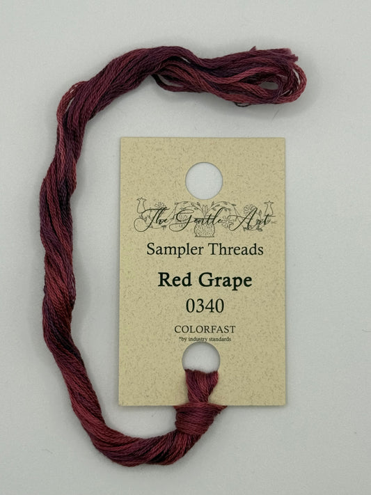0340 Red Grape | 6 Strand Embroidery Floss by The Gentle Art