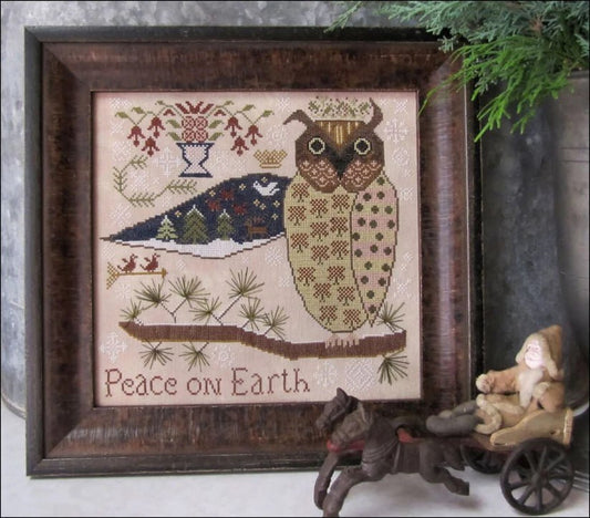 ✓ Peace on Earth by Kathy Barrick-Cross Stitch-Kathy Barrick-Millennial Fabrics