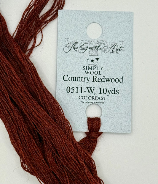 0511-W Country Redwood 10 Yard Skein by The Gentle Art