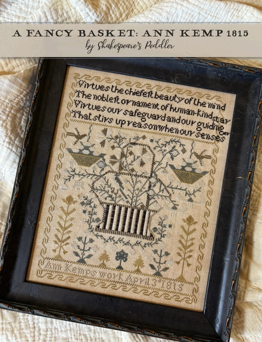 A Fancy Basket by Shakespeare's Peddler