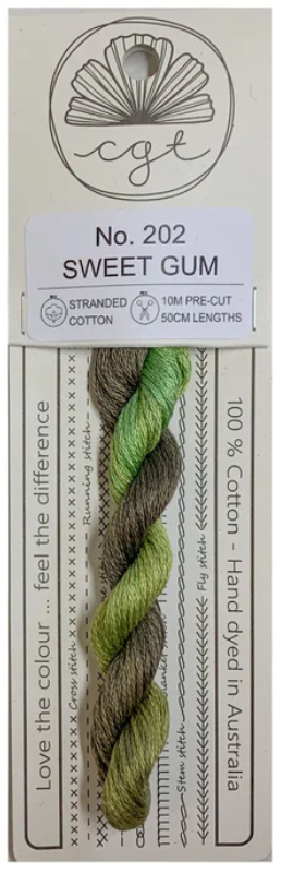 202N Sweet Gum | 6 Strand Embroidery Floss by Cottage Garden Threads