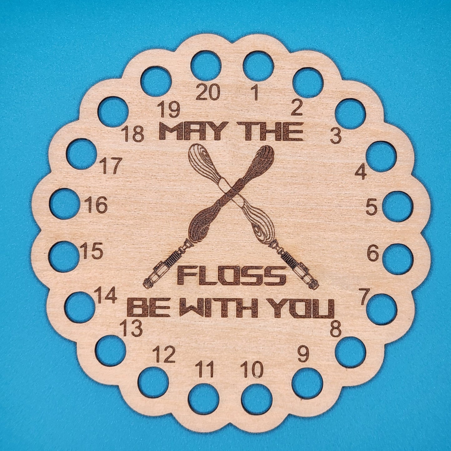 *Preorder* May the Floss Be with you Floss Organizer by Creative Cuts and Crafts