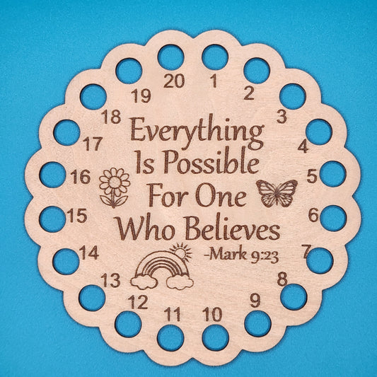 *Preorder* Everything is Possible Floss Organizer by Creative Cuts and Crafts