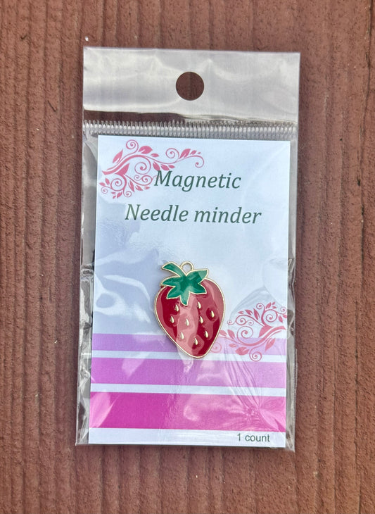 Enamel Needle Minder- Strawberry