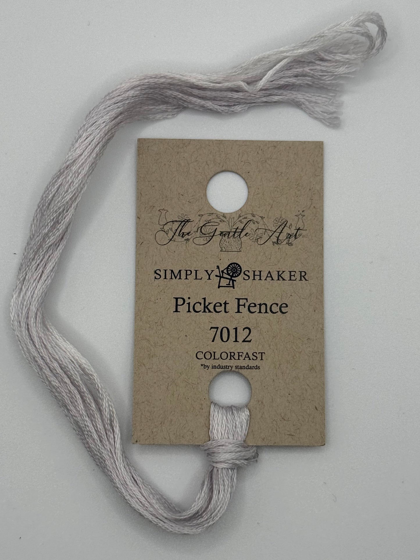 7012 Picket Fence | 6 Strand Embroidery Floss by The Gentle Art