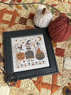 ✓ Drusella's Pumpkin Stew by Pansy Patch Quilts and Stitchery-Cross Stitch-Pansy Patch Quilts and Stitchery-Millennial Fabrics
