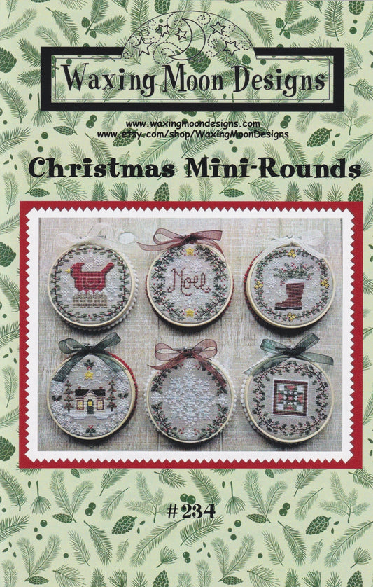 ✓ Christmas Mini Rounds by Waxing Moon Designs