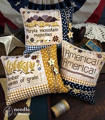America! Trio by Needle and Moss