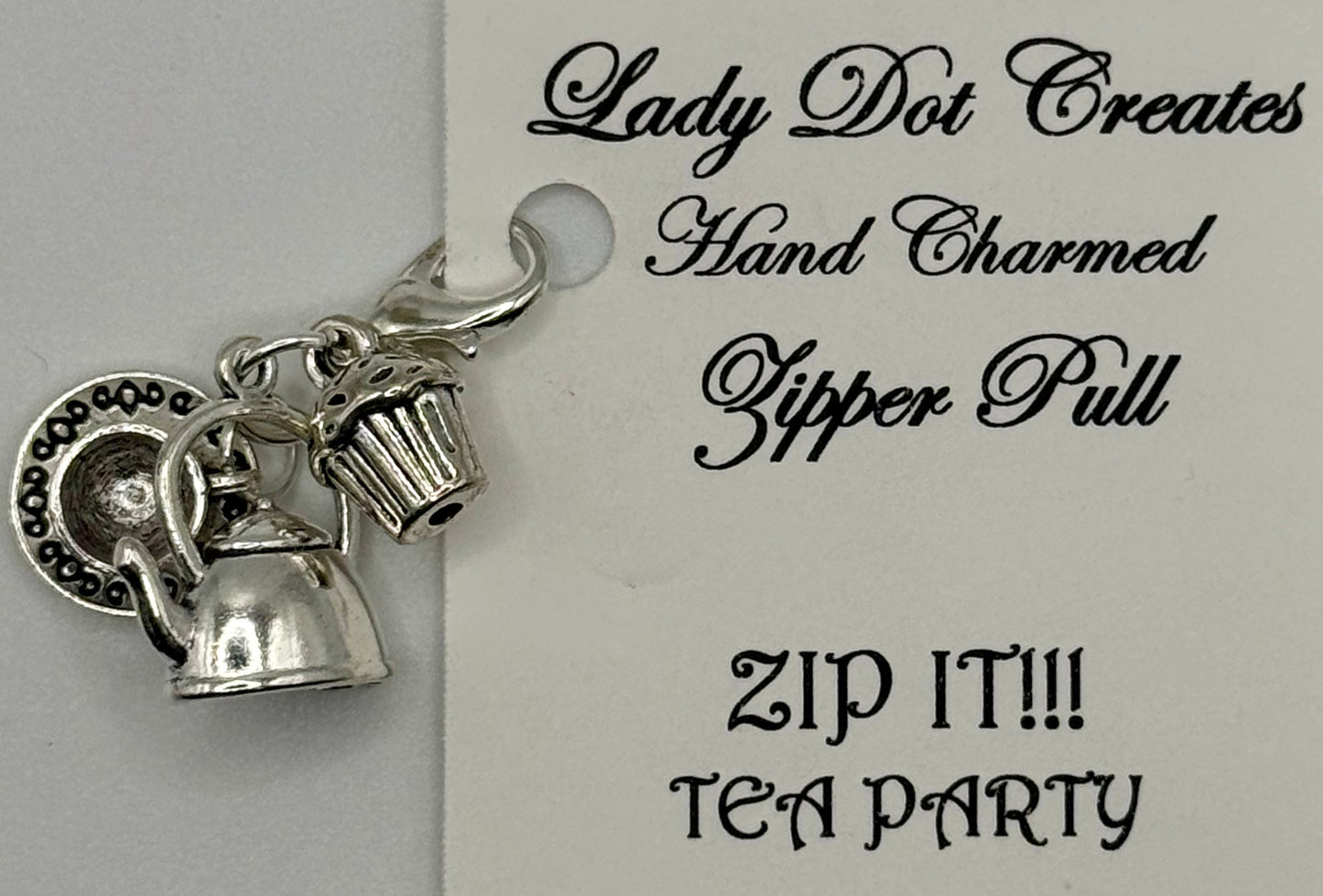 Tea Party Zip It by Lady Dot Creates
