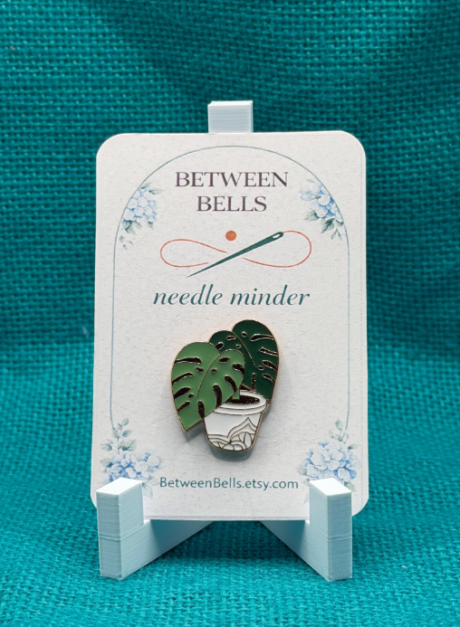 "Monstera Plant" Needle Minder by Between Bells