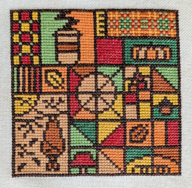 *Preorder* Fall Mosaic by Shaded Stitchery