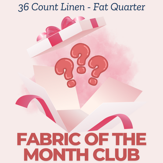 36 Linen: Fat quarter 18 inches by 27 inches (Fabric of the Month Club Subscription)