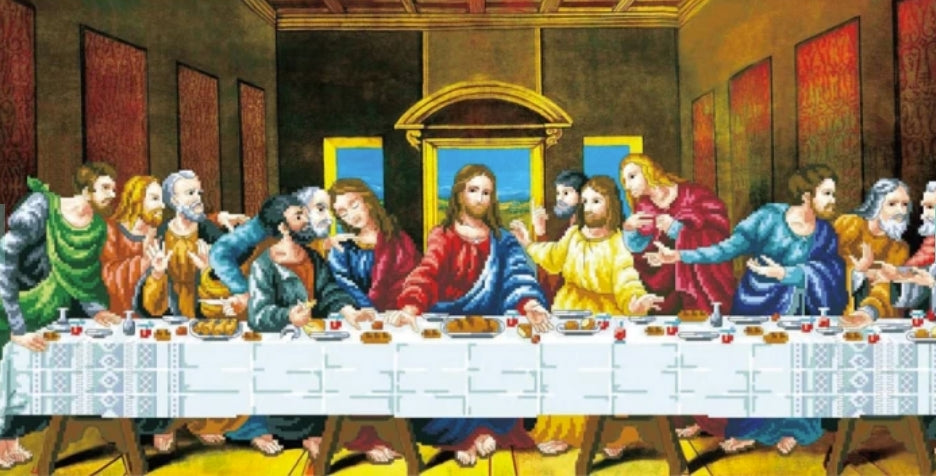 (No-Count Cross Stitch Kit) The Last Supper by Needleart World
