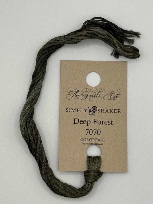 7070 Deep Forest | 6 Strand Embroidery Floss by The Gentle Art