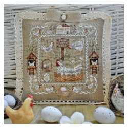 Hens Welcome Spring by StitchyPrincess