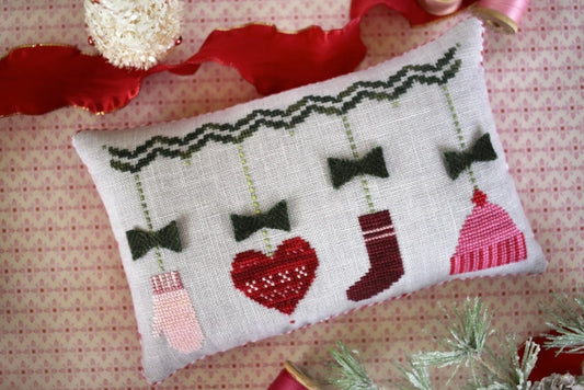 ✓ Handknit Holiday by October House Fiber Arts-Cross Stitch-October House Fiber Arts-Millennial Fabrics