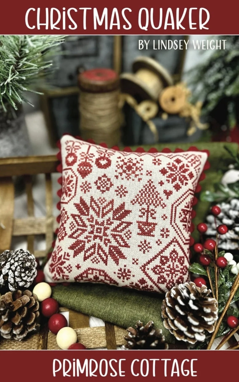 (Ready, Set, Stitch Kit) Christmas Quaker by Primrose Cottage Stitches