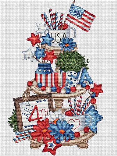Independence Day Platter by Les Petites Croix de Lucie