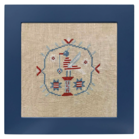 Patriotic Bird by The Spanish Stitcher