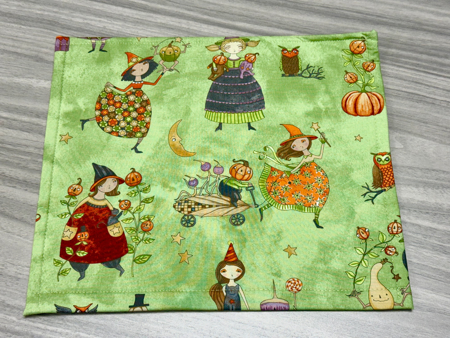 Teresa Kogut Halloween Vinyl Project Bag-Millennial Fabrics-Millennial Fabrics