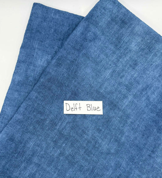 "Delft Blue" Cross Stitch Fabric by Weeks Dye Works
