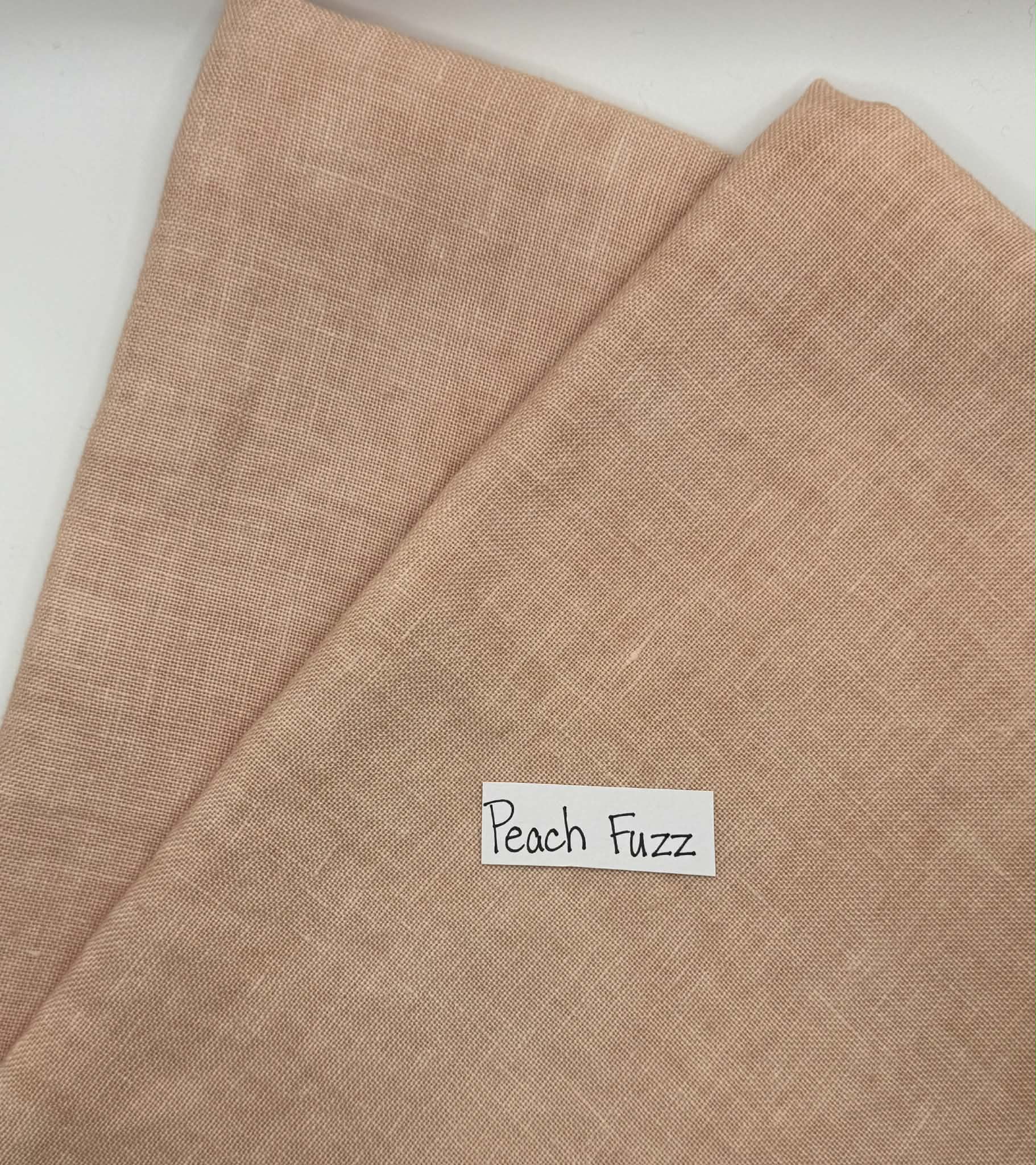 "Peach Fuzz" Cross Stitch Fabric by Weeks Dye Works-Cross Stitch-Weeks Dye Works-Millennial Fabrics