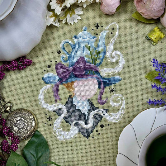 ✓ Tea Witch by The Stitch Crypt