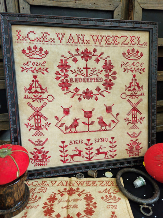 I.C.E Van Weezel 1885 by Quaint Rose Needlearts