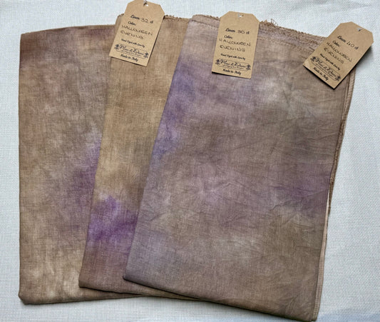 Halloween Evening Hand Dyed Fabric by Mani di Donna