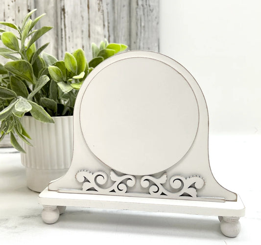 Fleur Mini Frame (Unfinished) by Paisleys and Polka Dots
