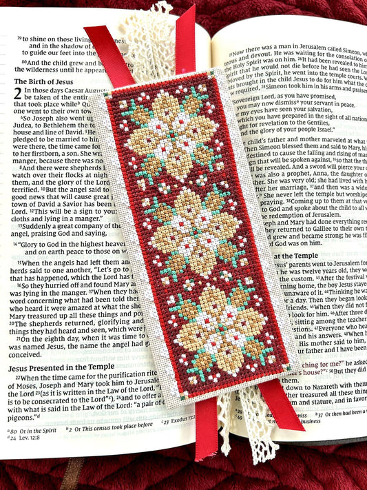 *Preorder* Christmas Tapestry Bookmark by Sweet Wing Studio