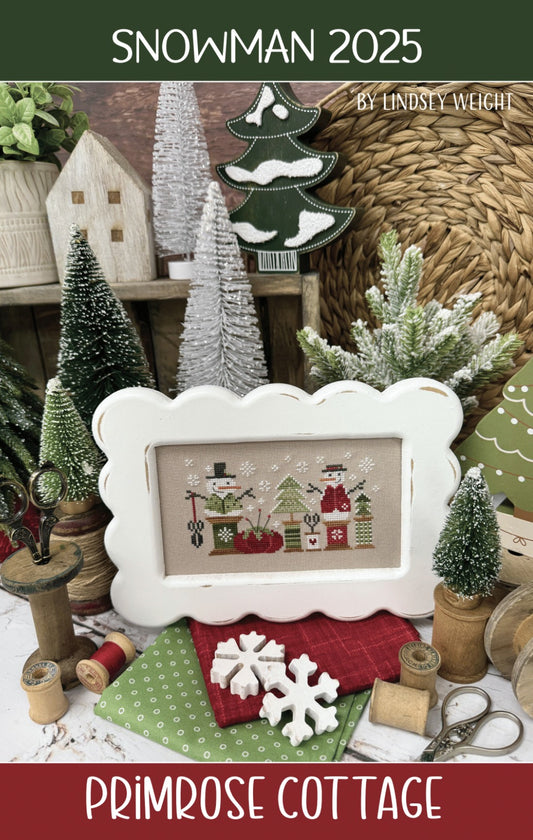 *Preorder* Snowman 2025 by Primrose Cottage Stitches