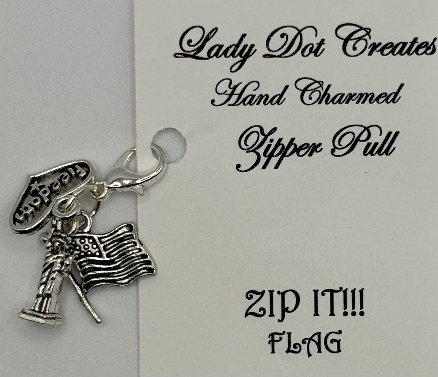Flag Zip It by Lady Dot Creates