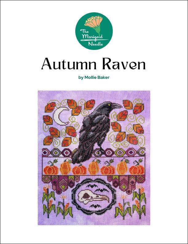 Autumn Raven by The Marigold Needle