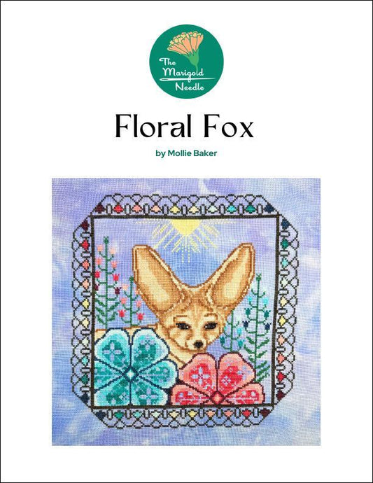 Floral Fox by The Marigold Needle