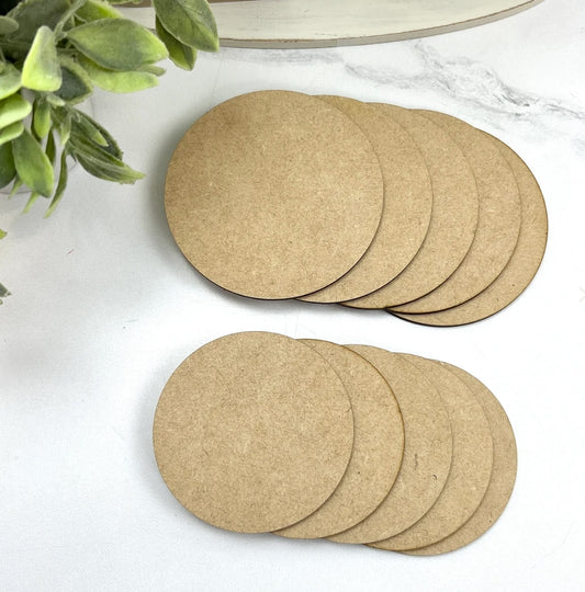 Round Cookie Jar Wood Backers by Paisley and Polka Dot